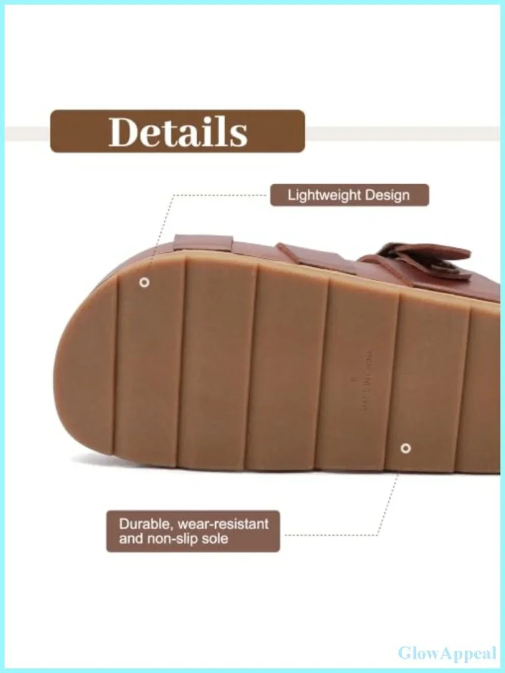 Strappy Platform Wedge Sandals Lightweight Non Slip Comfortable Walking Sandals